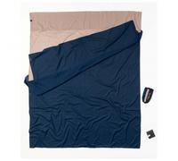 Cocoon - Travelsheet Doublesize Egyptian Cotton - Travel sleeping bag size 220 x 176 cm - Double, blue