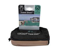 Cocoon - TravelSheet Organic Cotton - Travel sleeping bag size 220 x 90 cm, sand