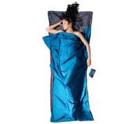 Cocoon Silk Travel Sheet Blue 220 x 90 cm
