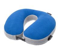 Cocoon - U-Shaped Down Neck Pillow - Pillow size 33 x 27 x 12 cm, blue/grey