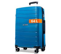 Cocoono Leon Suitcase Large 94 Litre Volume - with TSA Lock, Suitcase & Trolleys, Travel Suitcase, Hard Case, Hard Case Large, Trolley, Suitcase XL, Travel Suitcase with Wheels Large, petrol, L, Hard