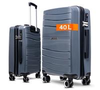 Cocoono Leon Suitcase Large 94 Litre Volume - with TSA Lock, Suitcase & Trolleys, Travel Suitcase, Hard Case, Hard Case Large, Trolley, Suitcase XL, Travel Suitcase with Wheels Large, gray, M, Hard