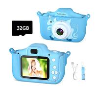 Cocopa Kids Camera Digital Camera for 3-12 Years Old Boys,1080P HD Video Recorder Camera for Kids with 32GB SD Card &Silicone Cover, Birthday Christmas Toys Gifts for 3 4 5 6 7 8 Year Old Boys(Blue)