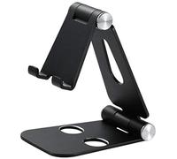 cocopar Monitor Stand Adjustable Desk Mobile Phone Holder Fully Foldable Aluminum Compatible for Smartphone Portable Monitor iPad iPhone 12 Pro Mini Nintendo Switch Tablets