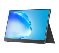 cocopar USB-C Portable Monitor - 15.6 Inch 1080P FHD HDR Zero Frame USB-C Computer Display with Dual Type-C Mini HDMI for Laptop PC Mac Surface Xbox PS4/5, with Smart Cover