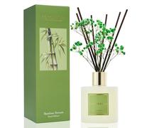 Cocorrína Bamboo Stream Scented Reed Diffuser - Home Fragrance with 8 Sticks for Bathroom Shelf Decor