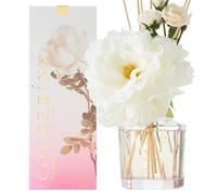 COCORRÍNA Peony Garden 250ml Flower Reed Diffuser Set with 8 Sticks, Home Fragrance for Bedroom, Office, Bathroom