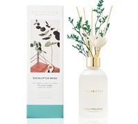COCORRÍNA Reed Diffuser Eucalyptus Moss, 200ml Flower Reed Diffuser Set with 8 Sticks - Home Fragrance for Bedroom Bathroom Home Decor&Office Décor