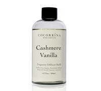 Cocorrína Reed Diffuser Refill with 8 Sticks, Cashmere Vanilla 200ml Scented Oil Refill for Reed Diffuser Home Fragrance for Bedroom, Bathroom Office Home Décor