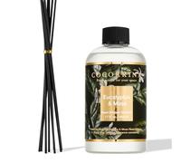 COCORRÍNA Reed Diffuser Refill with 8 Sticks, Eucalyptus & Moss 500ml Scented Oil Refill for Reed Diffuser Home Fragrance for Bedroom, Bathroom Office Home Décor