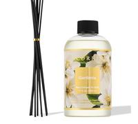 COCORRÍNA Reed Diffuser Refill with 8 Sticks, Gardenia 500ml Scented Oil Refill for Reed Diffuser Home Fragrance for Bedroom, Bathroom Office Home Décor