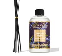 COCORRÍNA Reed Diffuser Refill with 8 Sticks, Lavender Thyme 500ml Scented Oil Refill for Reed Diffuser Home Fragrance for Bedroom, Bathroom Office Home Décor