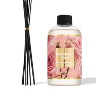 COCORRÍNA Reed Diffuser Refill with 8 Sticks, Sandalwood Rose 500ml Scented Oil Refill for Reed Diffuser Home Fragrance for Bedroom, Bathroom Office Home Décor