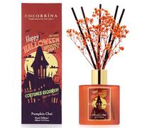COCORRÍNA Reed Diffuser Set, 200ml Pumpkin Chai Scented Diffuser with Sticks Home Fragrance for Bedroom Bathroom Living Room, Home & Office Decor