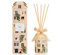 COCORRÍNA Reed Diffuser Set, Fresh Air 200ml Home Fragrance Diffuser with 8 Reed Sticks, Long Lasting, Decorative Glass Bottle, for Bedroom Bathroom Living Room