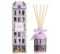 COCORRÍNA Reed Diffuser Set, Lavender Garden 200ml Home Fragrance Diffuser with 8 Reed Sticks, Long Lasting, Decorative Glass Bottle, for Bedroom Bathroom Living Room
