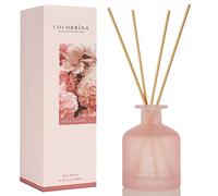 COCORRÍNA Reed Diffuser Set - Rose & Tea Leaves 200ml Home Fragrance Essential Oil for Bedroom, Bathroom, Office Decor