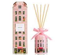 COCORRÍNA Reed Diffuser Set, Sakura 200ml Home Fragrance Diffuser with 8 Reed Sticks, Long Lasting, Decorative Glass Bottle, for Bedroom Bathroom Living Room