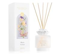 COCORRÍNA Reed Diffuser Set with 8 Fragrance Sticks 200ml, Black Forest, Long-lasting, Home Fragrance for Bathroom, Living Room, Bedroom, Shelf Decoration (Gypsum Flower)