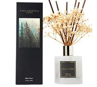 Cocorrína Reed Diffuser Sets, 200ml Black Forest Diffuser with Sticks Home Fragrance for Bedroom Bathroom Living Room, Home & Office Decor