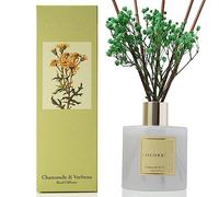 COCORRÍNA Reed Diffuser Sets - 200ml Chamomile Verbena Scented Diffuser with 8 Sticks Home Fragrance for Bedroom Bathroom Living Room, Home & Office Decor
