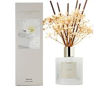 Cocorrína Reed Diffuser Sets, 200ml Clear Air Diffuser with Sticks Home Fragrance for Bedroom Bathroom Living Room, Home & Office Decor