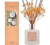 COCORRÍNA Reed Diffuser Sets- 200ml Coconut Lime Scented Diffuser with Sticks Home Fragrance for Bedroom Bathroom Living Room, Home & Office Decor