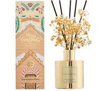 COCORRÍNA Reed Diffuser Sets - 200ml Eucalyptus Pine Christmas Diffuser with 8 Sticks Home Fragrance for Bedroom Bathroom Living Room, Home & Office Decor