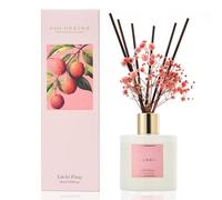 Cocorrína Reed Diffuser Sets - 200ml Litchi Fizzy Diffuser with 8 Sticks Home Fragrance for Bedroom Bathroom Living Room, Home & Office Decor