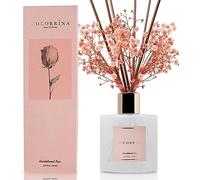 Cocorrína Reed Diffuser Sets- 200ml Sandalwood Rose Scented Diffuser with Sticks Home Fragrance for Bedroom Bathroom Living Room, Home & Office Decor