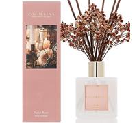 Cocorrína Reed Diffuser Sets- 200ml Satin Rose Scented Diffuser with Sticks Home Fragrance for Bedroom Bathroom Living Room, Home & Office Decor