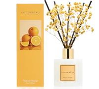 COCORRÍNA Reed Diffuser - Tuscan Orange 200ml Scented Diffuser with 8 Sticks Home Fragrance for Bedroom Bathroom Living Room, Home & Office Decor