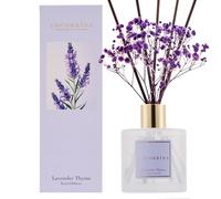 Cocorrína Reed Diffuser with 8 Sticks, 200ml Lavender Thyme Scented Diffuser, Home Fragrance for Bedroom Bathroom Living Room, Home & Office Decor
