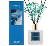COCORRÍNA Reed Diffuser with 8 Sticks, 200ml Ocean Breeze Scented Diffuser, Home Fragrance for Bedroom Bathroom Living Room, Home & Office Decor