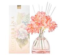 COCORRÍNA Reed Diffuser with 8 Sticks, Sandalwood Rose 250ml, Home Fragrance for Home Bedroom Office Bathroom Shelf Decor