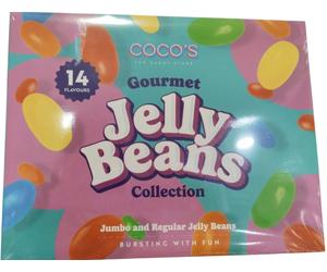 COCO'S Gourmet Jelly Beans 320g Collection 14 Various Flavours ( Pack Of 2)