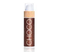 COCOSOLIS CHOCO accelerator - organic oil with vitamin E & chocolate scent for a quick, intensive tan - tanning enhancer for a deep tan - nourishing