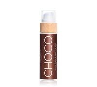 COCOSOLIS CHOCO Tanning & Body Oil | Suntan Lotion, Sunbed Tan Accelerator | Sunbed & beach tanning lotion & body oil. Vitamin E & cold-pressed oils: cocoa, coconut, jojoba. 110ml (3.72 fl oz)