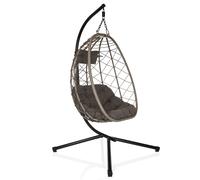 COCOVA - Hanging chair Black/Grey