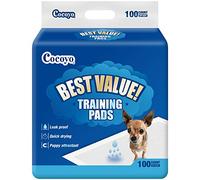 COCOYO All-Absorb Basic Training Pads,dog training pads 100 Pack, 5 Layers Super Absorbent Puppy Pads-Dog and Puppy Training Pads 56cm x 56cm