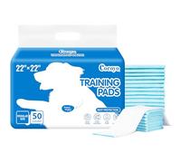 COCOYO Best Value dog and Puppy Training Pads 22"x22" ,Dog Training Pads 50 packs | Dog Pee Pads | Super Absorbent Puppy Pads