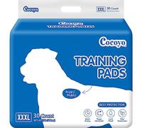 COCOYO Best Value Dog Training Pads Giant Size | Dog Pee Pads XXXL Size | Super Absorbent Puppy Pads (30" x 45", 30 Count), Blue