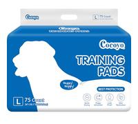 COCOYO Dog Training Pads Large Size丨Eliminating Urine Odor Puppy Pads 丨 Premium Dog Pee Pads Value Pack (75 Count, L 26x30 inch)