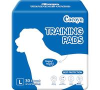 COCOYO Dog Training Pads Large Size丨Eliminating Urine Odor Puppy Pads 丨 Premium Dog Pee Pads Value Pack (30 Count, L 26x30 inch)