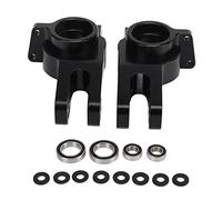 COCOYUEMA 2Pcs RC Car Rear Hub Aluminium Alloy High Strength Stable Exquisite Pure Color RC Rear Axle Carrier for 1/7 1/8 (Black)