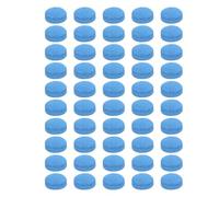 COCOYUEMA 50PCS Leather Billiard Pool Cue Tips Pool Stick Replacement Accessory with Storage Box (9mm)