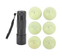 COCOYUEMA 6pcs Glow Golf Balls for Night Sports Fluorescent Glowing in The Dark Golf Ball Long Lasting Bright Luminous Balls for Men Women