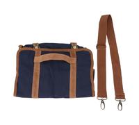 COCOYUEMA Bartender Bag Multifunctional Portable Large Capacity Canvas Travel Bartender Kit Bag with Strap for Outdoor (Blue)