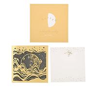 COCOYUEMA Greeting Cards, Elegant Hollow Cover 4 Styles, Special-Shaped Carving Pattern, 2-Fold 3-Pages Design with Silver Inner Sheet and Envelope, for Various Gift Boxes, Suitabl (Flying among the