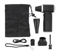 COCOYUEMA Mini Jet Dry Blower, for Car Detailing, Pet Hair Drying, Computer Dusting, Brushless Motor, 120,000 RPM, 2 Speeds, 3 Nozzles, 2000mAh Battery, Type C Charging, Portable A